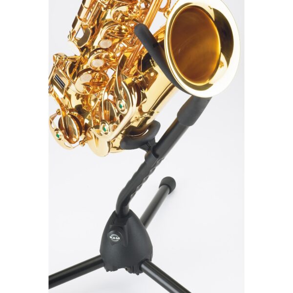 K&M 14300B Saxophon-Ständer Alt/Tenor schwarz-2