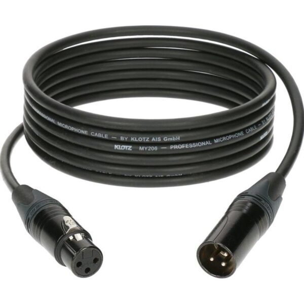 KLOTZ M1FM1N0300 XLR>XLR Mikrokabel 3m Neutrik-Stecker-2