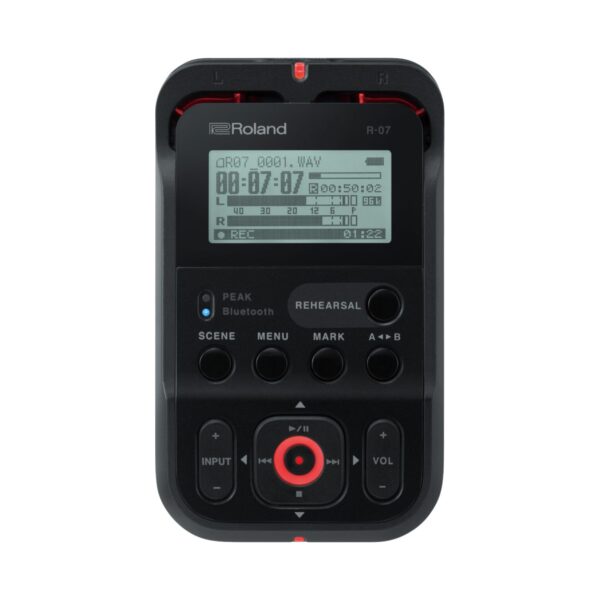 ROLAND R-07 schwarz Handy Recorder-1