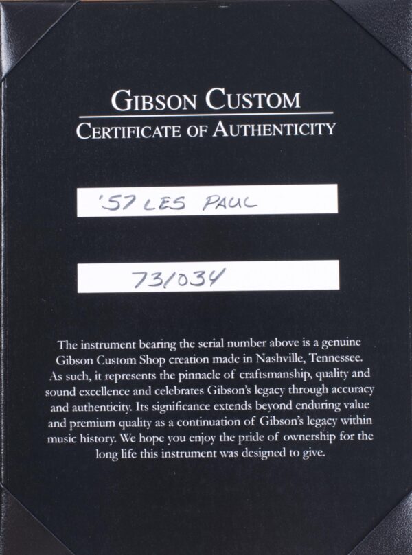 GIBSON Les Paul 1957 Custom Goldtop Darkback VOS-11