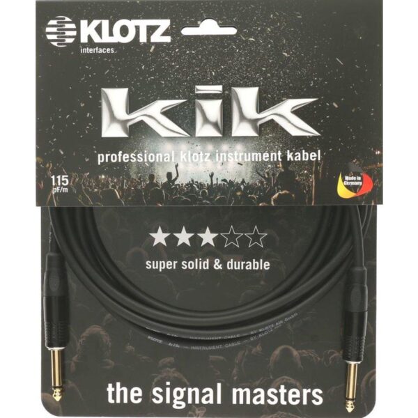 KLOTZ KIKKG3.0PPSW Klinke-Klinke 3m-1