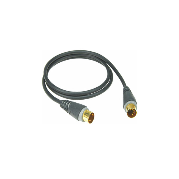 KLOTZ MID-090 MIDI-Kabel 9m DIN/DIN 5-p Gold