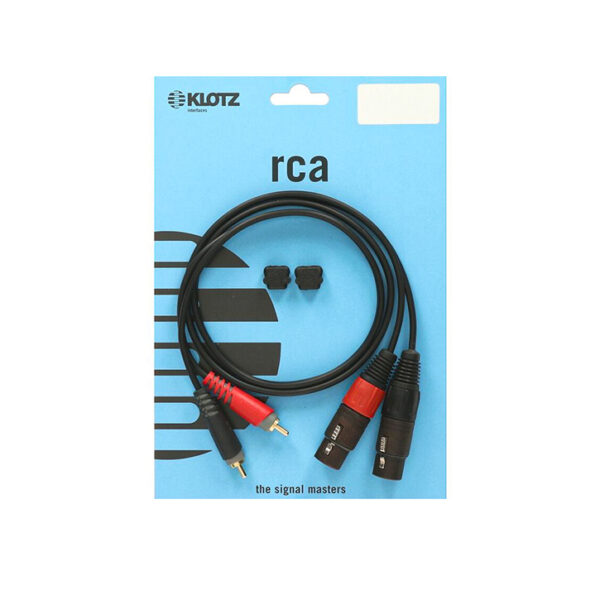 KLOTZ AT-CF0600 Twincable 6m XLRf-RCA