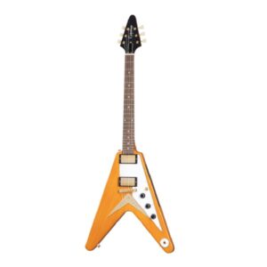 EPIPHONE 1958 Korina Flying V (White Pickguard