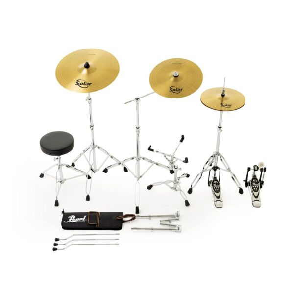 PEARL ROADSHOW Garnet Fade Komplett mit Sabian 3pc/HW 5pc/Hocker-1