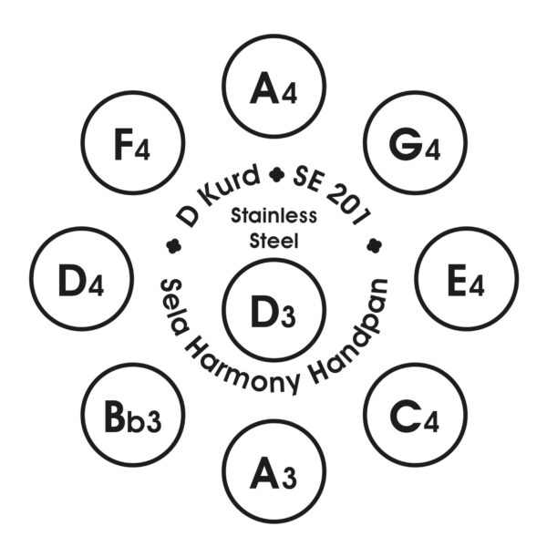 SELA HARMONY HANDPAN D KURD-7