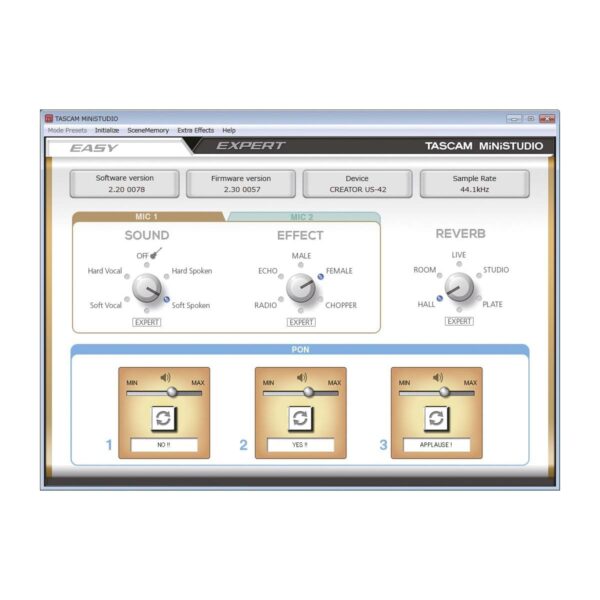 TASCAM MiNiSTUDIO Creator US-42B-3