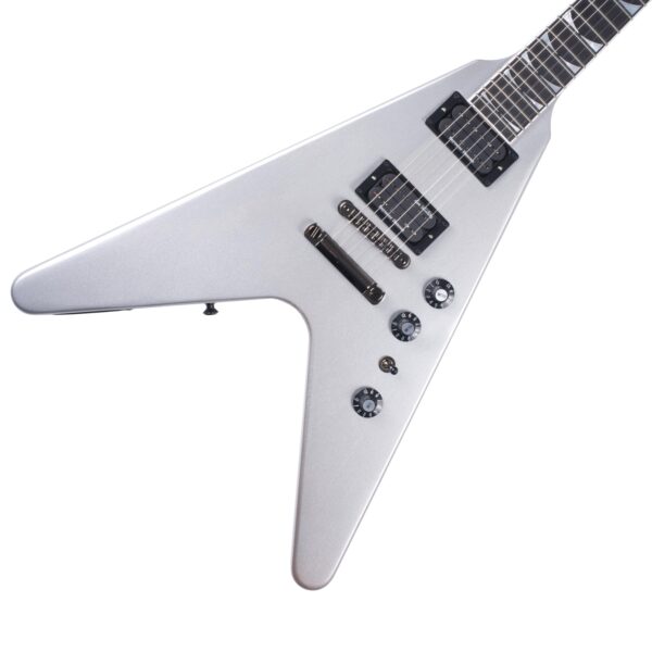 GIBSON Dave Mustaine Flying V EXP Silver Metallic -3