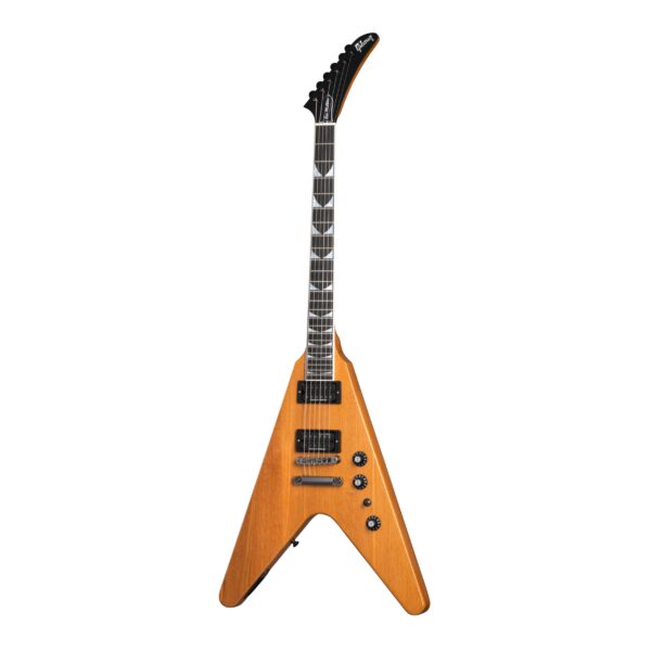 GIBSON Dave Mustaine Flying V EXP Antique Natural-2