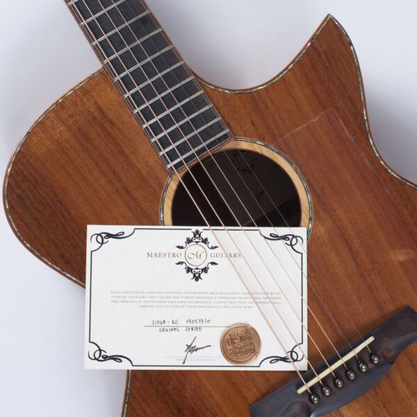 MAESTRO GUITARS Original Series Singa KO CSB K-9