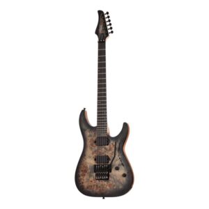 SCHECTER C-6 FR Pro Charcoal Burst