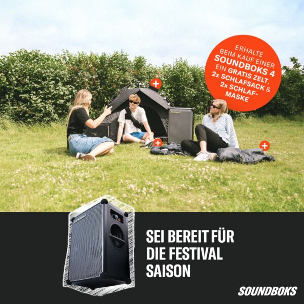 SOUNDBOKS Gen 4 Black Bluetooth Akkubox inkl. Festival Kit-11