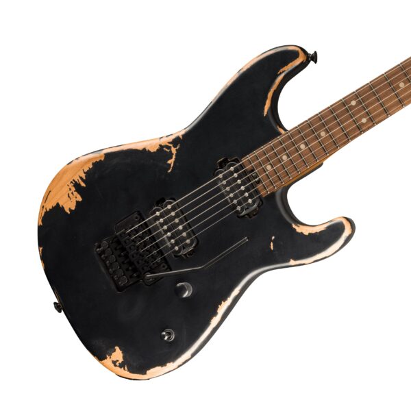 CHARVEL Pro-Mod Relic San Dimas Style 1 HH FR PF Weathered Black-3