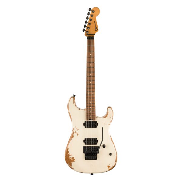 CHARVEL Pro-Mod Relic San Dimas Style 1 HH FR PF Weathered White-1