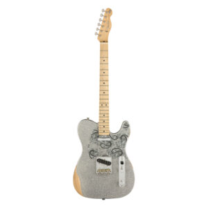 FENDER Brad Paisley Road Worn Telecaster Silver Sparkle